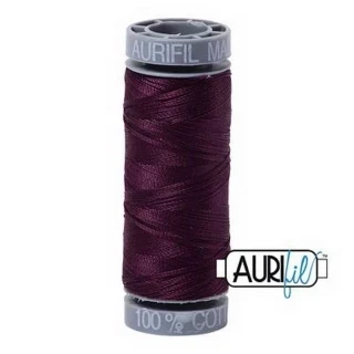 Aurifil Mako Cotton 28wt 110 yds VERY DARK EGGPLANT Photo