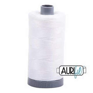 Cotton Mako Thread 28wt 820yd 6ct NATURAL WHITE BOX06 Photo