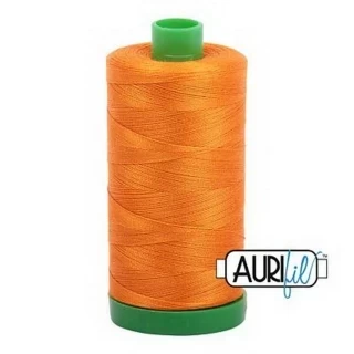 Cotton Mako Thread 40wt 1000m 6ct BRIGHT ORANGE BOX06 Photo