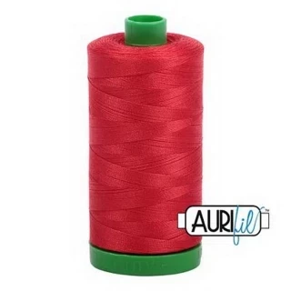 Cotton Mako Thread 40wt 1000m 6ct LOBSTER RED BOX06 Photo