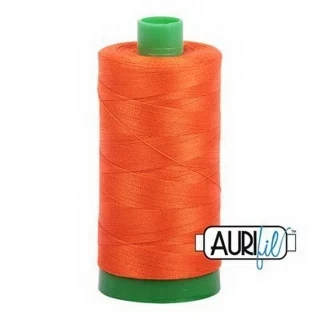 Cotton Mako Thread 40wt 1000m 6ct NEON ORANGE BOX06 Photo