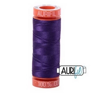 Cotton Mako 50wt 200m 10ct DARK VIOLET BOX10 Photo