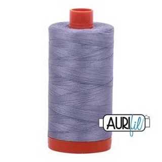 Cotton Mako Thread 50wt 1300m 6ct GRAY VIOLET BOX06 Photo