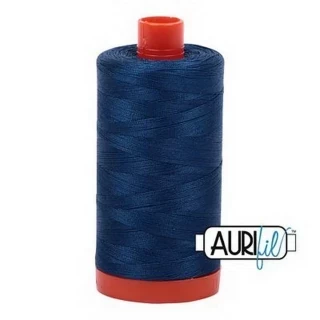 Cotton Mako Thread 50wt 1300m 6ct MED DELFT BLUE BOX06 Photo