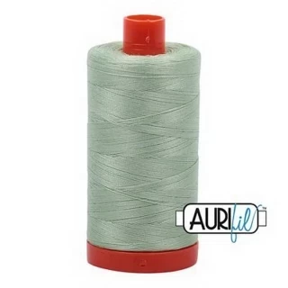 Cotton Mako Thread 50wt 1300m 6ct PALE GREEN BOX06 Photo