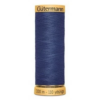 Gutermann Natural Cotton 50wt 100M -Azure (Box of 3) Photo