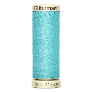Gutermann Natural Cotton 50wt 100M -Blue Aqua (Box of 3) Photo