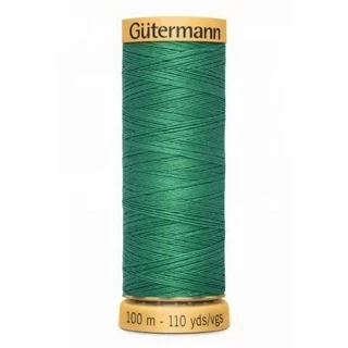 Gutermann Natural Cotton 50wt 100M -Bright Green (Box of 3) Photo