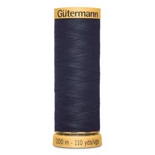 Gutermann Natural Cotton 50wt 100M -Dark Navy (Box of 3) Photo