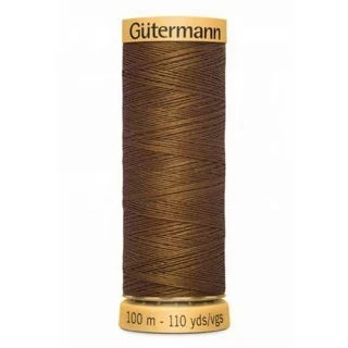 Gutermann Natural Cotton 50wt 100M -London Tan (Box of 3) Photo