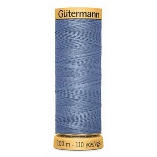 Gutermann Natural Cotton 50wt 100M - Cornflower (Box of 3) Photo