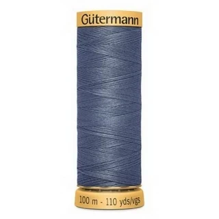 Gutermann Natural Cotton 50wt 100M - Cosmos Blue (Box of 3) Photo