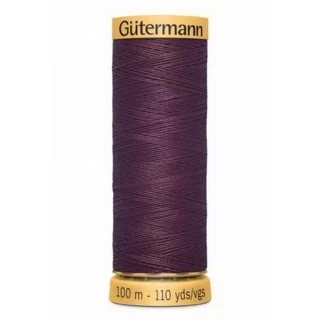 Gutermann Natural Cotton 50wt 100M -Raisin (Box of 3) Photo
