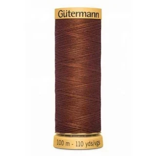 Gutermann Natural Cotton 50wt 100M -Rust (Box of 3) Photo