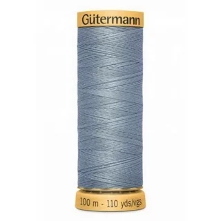 Gutermann Natural Cotton 50wt 100M - Gray Blue (Box of 3) Photo