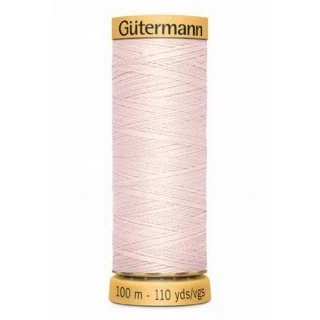 Gutermann Natural Cotton 50wt 100M -Very Pale Pink (Box of 3) Photo