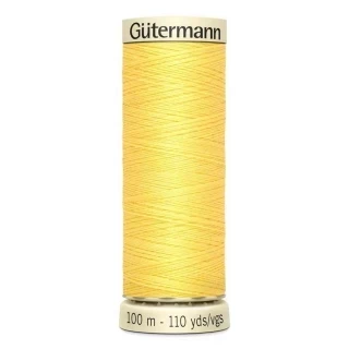 Gutermann Sew-All Thread 100m - Lemon Peel (Box of 3) Photo