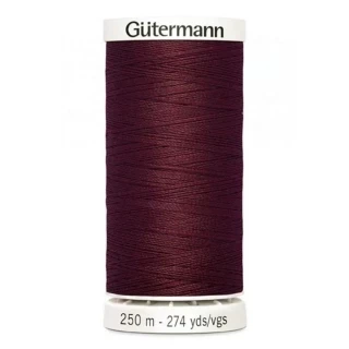 Gutermann Cotton 50 800m 876yd Solid - Burgundy (Box of 3) Photo