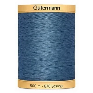 Gutermann Cotton 50 800m 876yd Solid - Indigo Blue (Box of 3) Photo