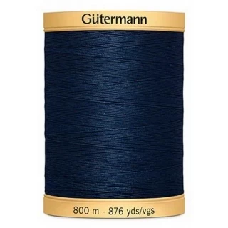 Gutermann Cotton 50 800m 876yd Solid - Navy (Box of 3) Photo