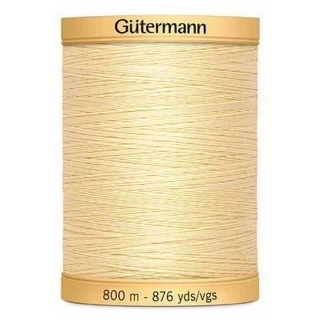 Gutermann Cotton 50 800m 876yd Solid - Vanilla Crm (Box of 3) Photo