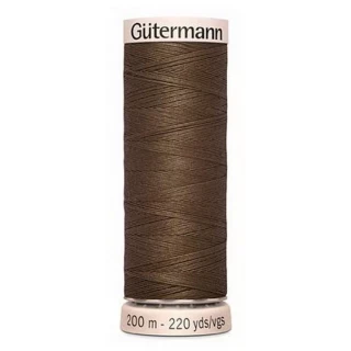 Gutermann Natural Cotton 60wt 200m- BROWN (Box of 5) Photo