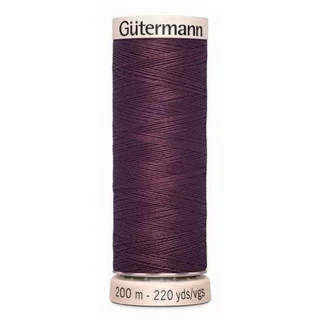 Gutermann Natural Cotton 60wt 200m- DARK MAHOGANY (Box of 5) Photo