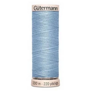 Gutermann Natural Cotton 60wt 200m- LIGHT SKY BLUE (Box of 5) Photo