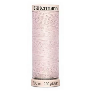 Gutermann Natural Cotton 60wt 200m- PALE PINK (Box of 5) Photo