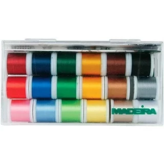 Madeira Aerofil Polyester 18 Spool Thread Kit Photo