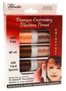 Brother Polyester Embroidery Thread - Fleshtone - 10 pack Photo