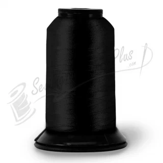 PF0900 - Floriani Embroidery Thread, Black, 1,100yd spool Photo