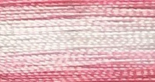 V38 - Floriani Variegated Embroidery Thread, Pink Stripe, 1,100yd spool Photo