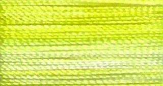 V53 - Floriani Variegated Embroidery Thread, Yellow Stripe, 1,100yd spool Photo