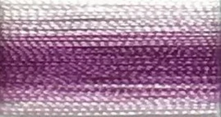 V67 - Floriani Variegated Embroidery Thread, Lilac Stripe, 1,100yd spool Photo