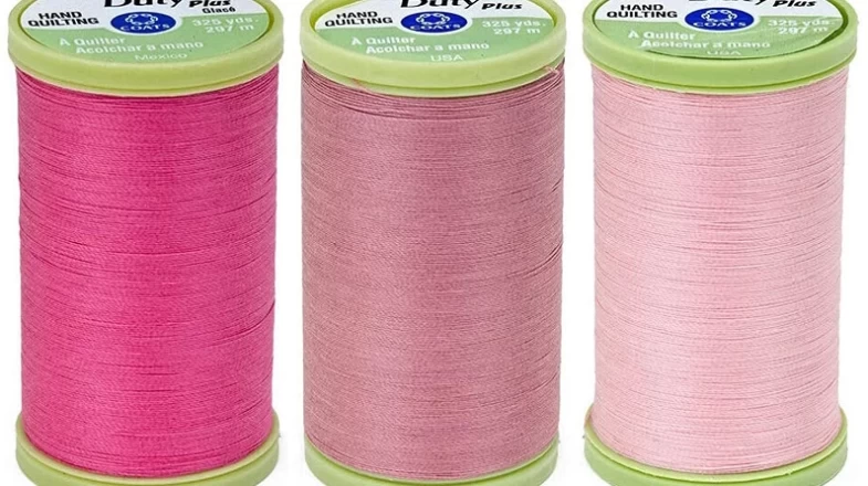 Coats & Clark Dual Duty Plus 325 yds  Pink Dual   (Box of 3) Banner Photo