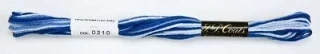 Embroidery Floss SHADED BLUES (Box of 24) Photo