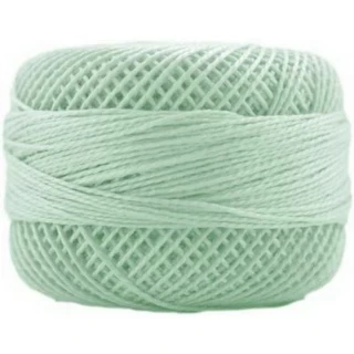 Perle Cotton Sz8 10gm 10ct LIGHT NILE GREEN BOX10 Photo