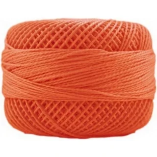 Perle Cotton Sz8 10gm 10ct TANGERINE BOX10 Photo