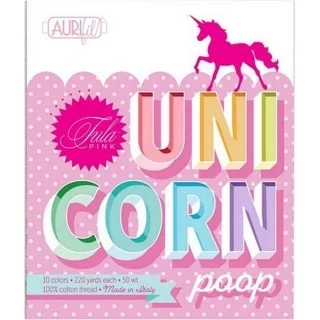 Tula Pink Unicorn Poop Thread Set Photo