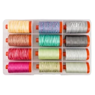 Tula Pink Premium Collection 50 wt, 12 Colors Photo