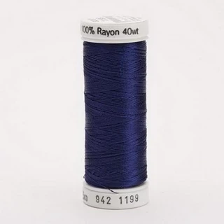 Rayon Thread 40wt 250yd 3 Count ADMIRAL NAVY BLUE Photo