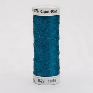 Rayon Thread 40wt 250yd 3 Count DARK TURQUOISE Photo