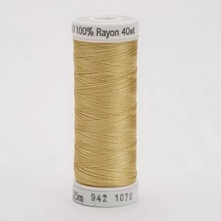 Rayon Thread 40wt 250yd 3 Count GOLD Photo