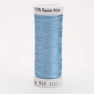 Rayon Thread 40wt 250yd 3 Count LIGHT BABY BLUE Photo