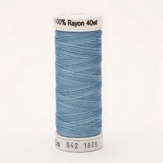 Rayon Thread 40wt 250yd 3 Count MADRAS BLUE Photo