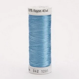 Rayon Thread 40wt 250yd 3 Count MEDIUM POWDER BLUE Photo