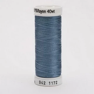 Rayon Thread 40wt 250yd 3 Count MEDIUM WEATHERED BLUE Photo