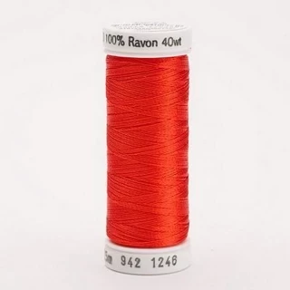 Rayon Thread 40wt 250yd 3 Count ORANGE FLAME Photo