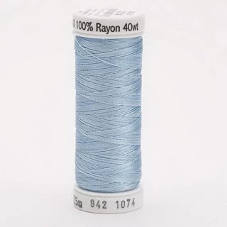 Rayon Thread 40wt 250yd 3 Count PALE POWDER BLUE Photo